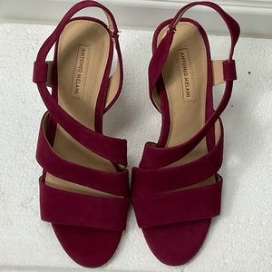 ANTONIO MELANI Burgundy Heels size 8